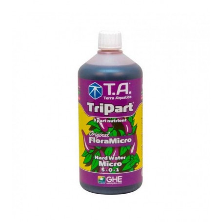 Tripart micro agua dura 1 l terra aquatica (GHE FLORAMICRO)