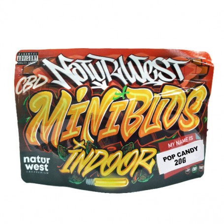 Cañamo Cbd Naturwest Mini Buds Indoor Pop Candy 20 gr