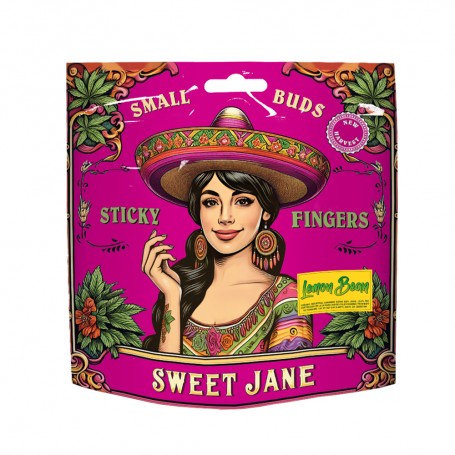 CBD Sweet Jane Small Buds Sticky Fingers Lemon Bean 25 gr.