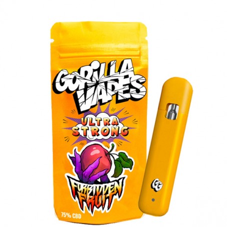 CBD Vaper Gorilla Grillz 75 % Forbidden Fruit 1 ml.