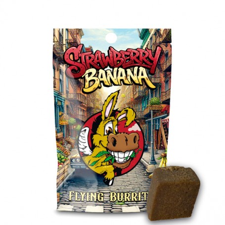CBD Hash Flying Burrito Strawberry Banana 5 gr.