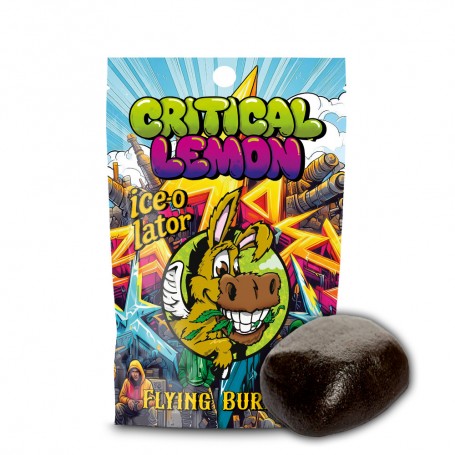 CBD Hash Flying Burrito Ice-o-lator Critical Lemon 2 gr.